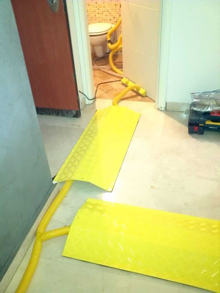 ייבוש תת רצפתי רטיבות תחת רצפה 10 | אינפרטק - איתור ותיקון נזילות מים ללא הרס