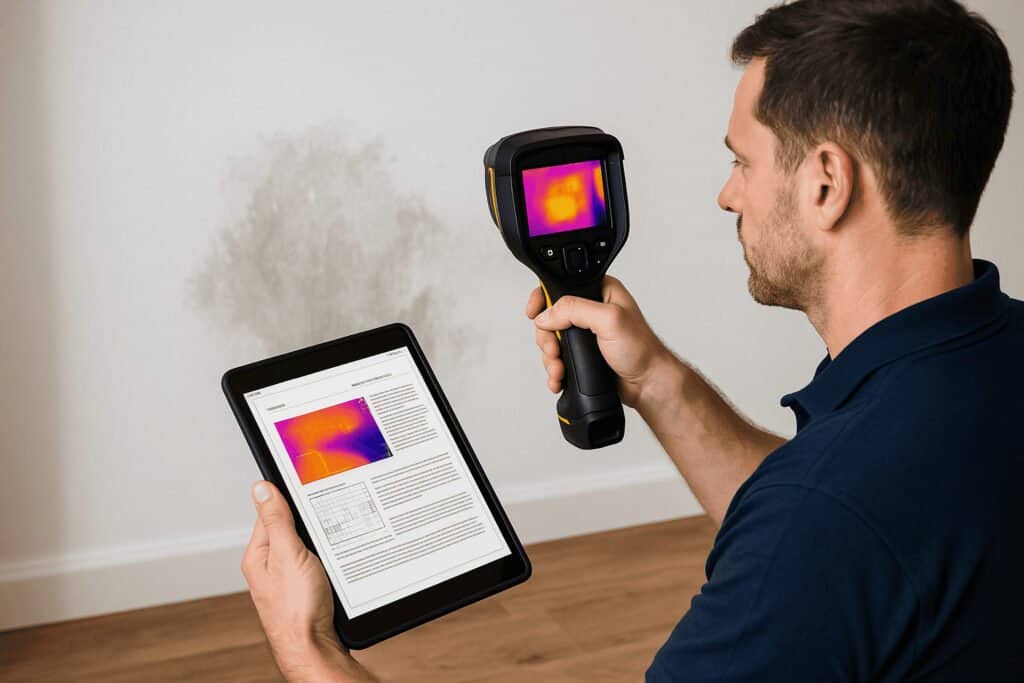 איתור נזילות מים ורטיבות