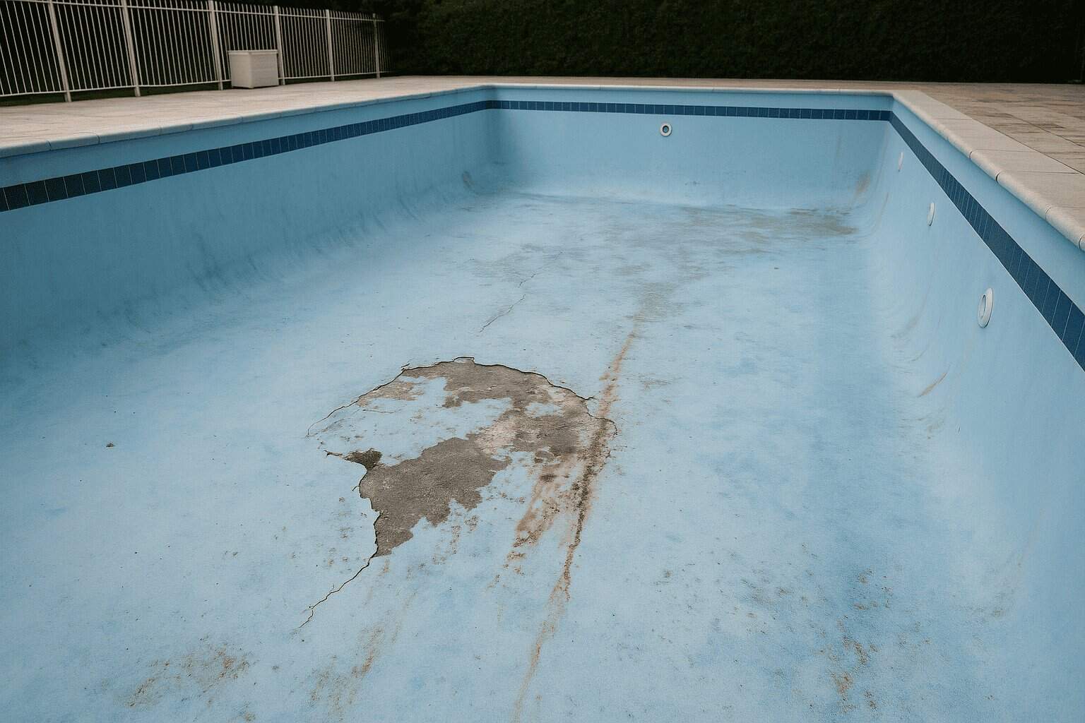 כשלים באיטום בריכות שחייה