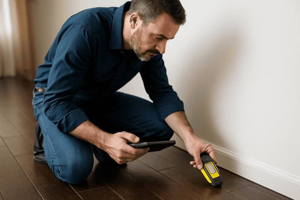 רטיבות מתחת לריצוף