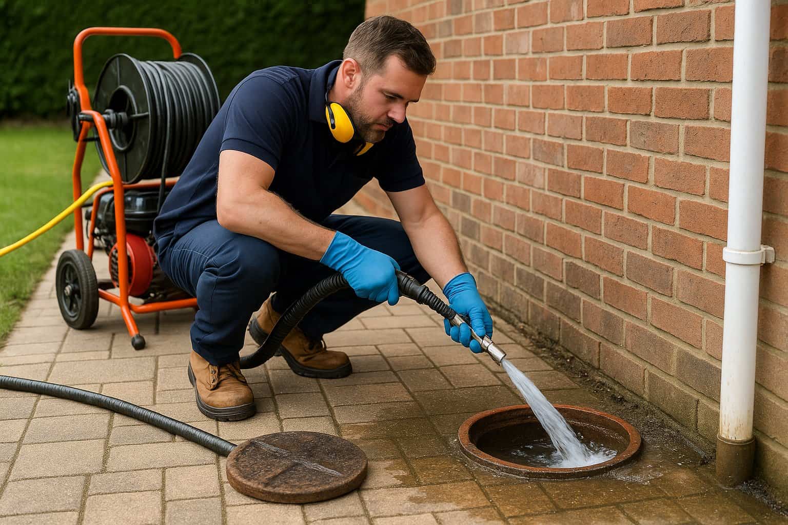 שטיפת קווי ביוב